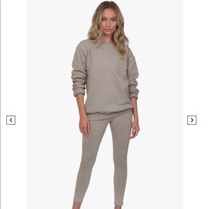 Morgan Stewart Sport Taupe Sweatshirt S
